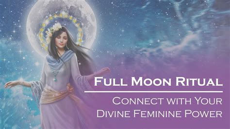 Divine feminine energy of the moon
